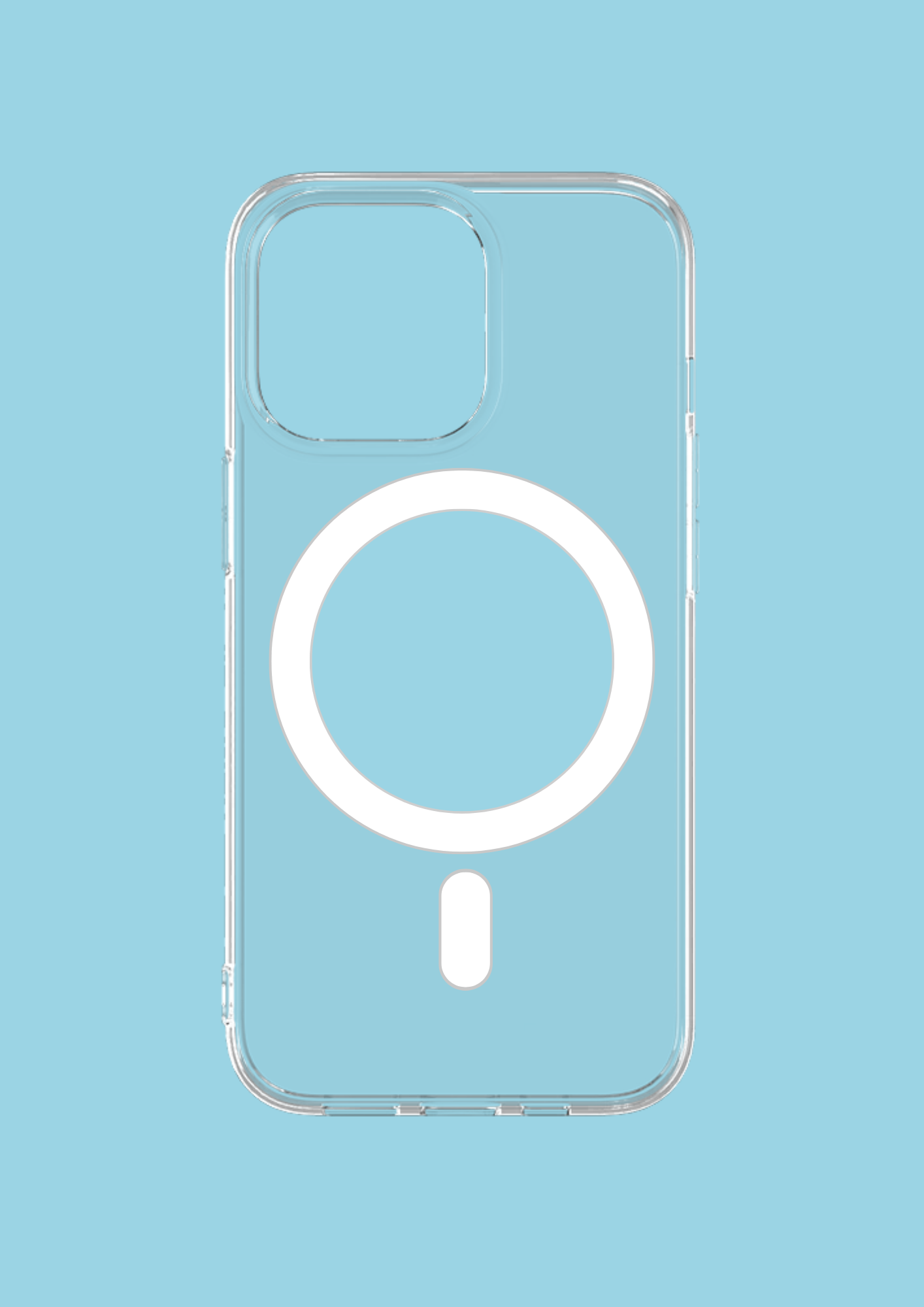 Clear case magnetic
