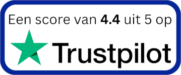Een score van 4.3 uit 5 op Trustpilot